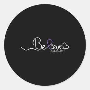 Glaube- Heimers Awareness Supporter Item for Wome Runder Aufkleber