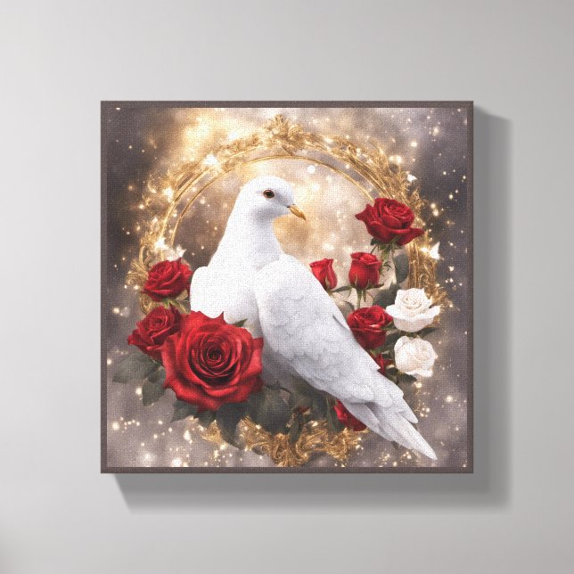 Glaube/ Hochzeit Leinwanddruck (Vorderseite)
