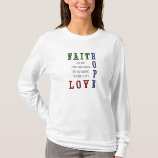 Glaube, Hoffnung, der Hoody der Liebe-Frauen