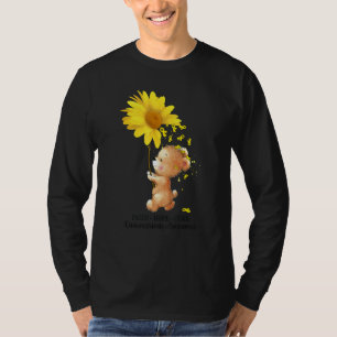 Glaube Hoffnung Heilung Gelbe Endometriose-Aufklär T-Shirt