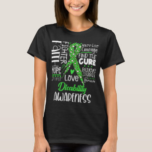 Glaube Hoffnung Liebe Heilung Behinderungsbewussts T-Shirt