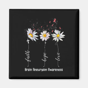 Glaube Hoffnung Liebe Hirnaneurysma-Bewusstseins-B Magnet