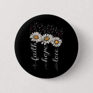Glaube Hoffnung Liebe In Jesus Christlich Mit Sonn Button
