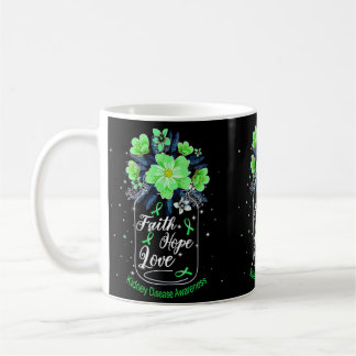 Glaube Hoffnung Liebe Nierenerkrankung Bewusstsein Kaffeetasse