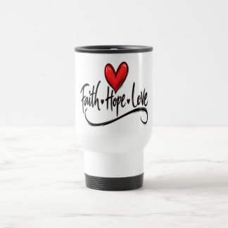 Glaube, Hoffnung, Liebe Reisebecher