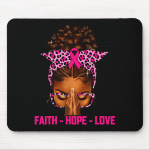 Glaube Hoffnung Liebe Schwarze Frauen Afro Christl Mousepad
