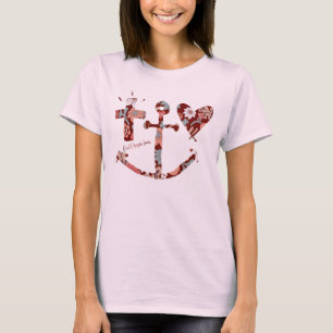 Glaube, Hoffnung, Symbole der Liebe T-Shirt