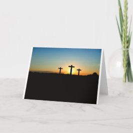 Glaube, Hoffnung u. Kreuz Liebe-Jesuss Christus Karte