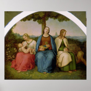 Glaube, Hoffnung und Liebe, 1819 Poster