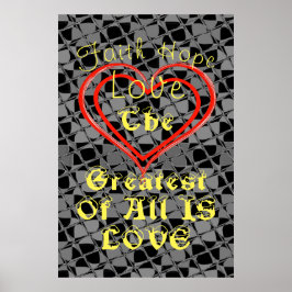 Glaube, Hoffnung und Liebe Poster