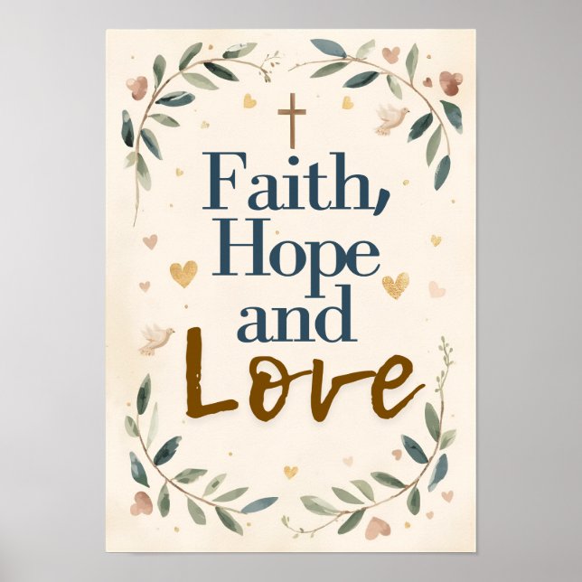 Glaube, Hoffnung und Liebe Poster (Vorne)
