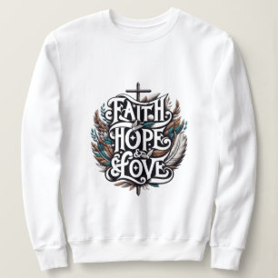 Glaube, Hoffnung und Liebe Sweatshirt