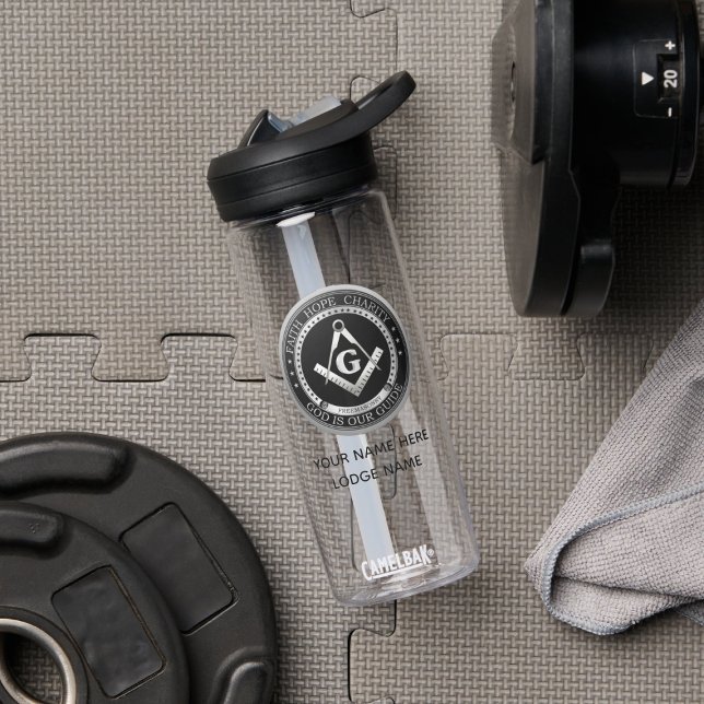 Glaube, Hoffnung, Wohltätigkeit Silver Freemason B Trinkflasche (Von Creator hochgeladen)
