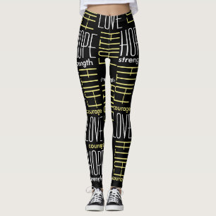 Glaube HopeLoveStrength und Mut Leggings