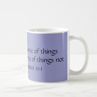 GLAUBE ist die Substanz der Sachen, die für… Tasse