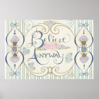 Glaube jedem Poster