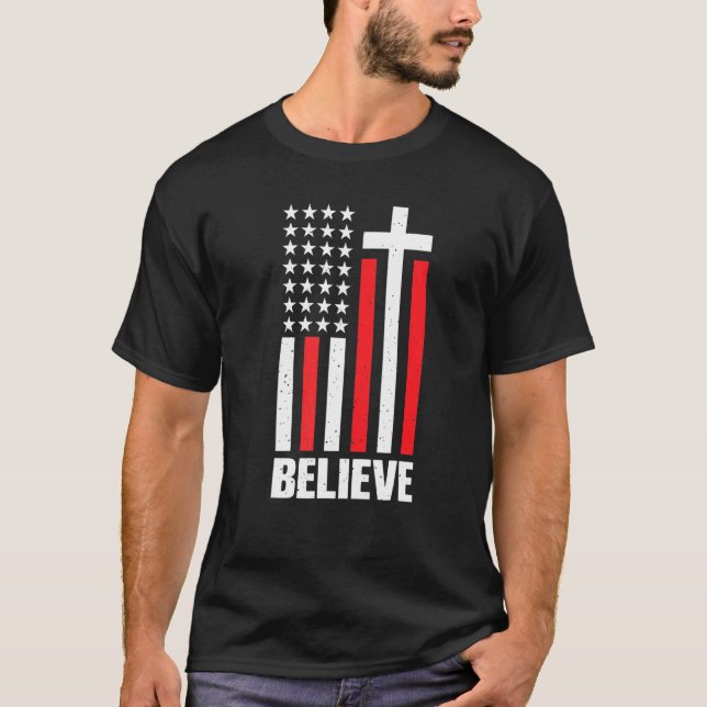 Glaube Jesus Christus Bibel Glaube Religion bestät T-Shirt (Vorderseite)
