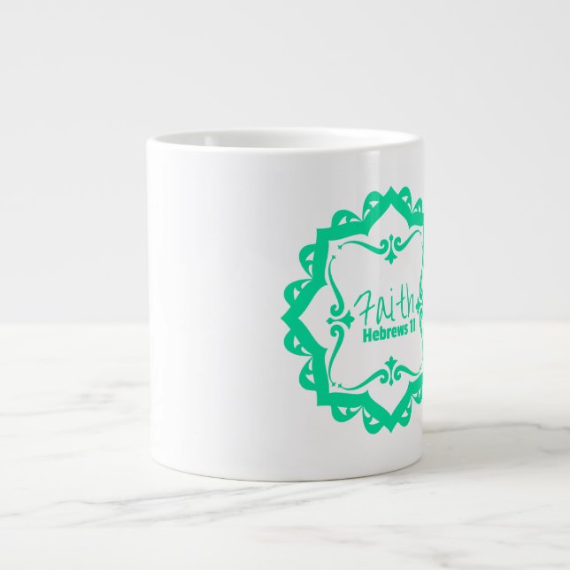 Glaube - Jumbo-Tasse (Vorderseite)