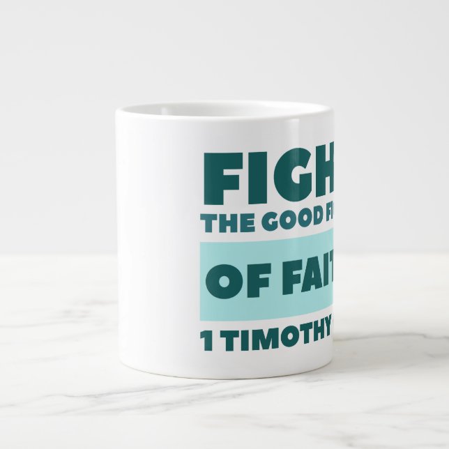Glaube - Jumbo-Tasse (Vorderseite)