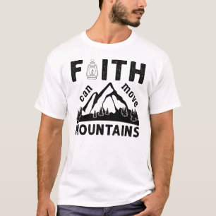 Glaube kann Berge versetzen Bibelvers T-Shirt