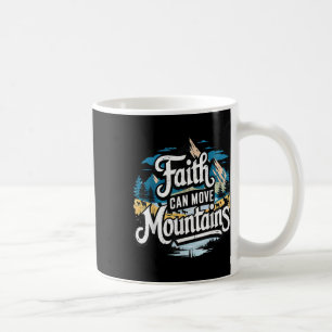 Glaube kann Berge versetzen Jesus religiös christl Kaffeetasse