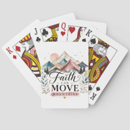 Glaube kann Berge versetzen Poker Karten Spielkarten