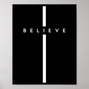 Glaube Kreuz Gott Jesus Ostern Christlich Religiös Poster