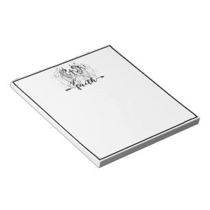 Glaube  Kreuz  Notizblock