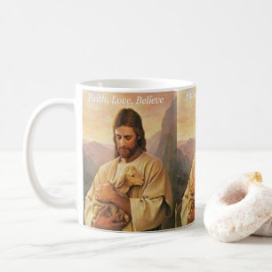 Glaube, Liebe, glauben, Jesus-Tasse Kaffeetasse