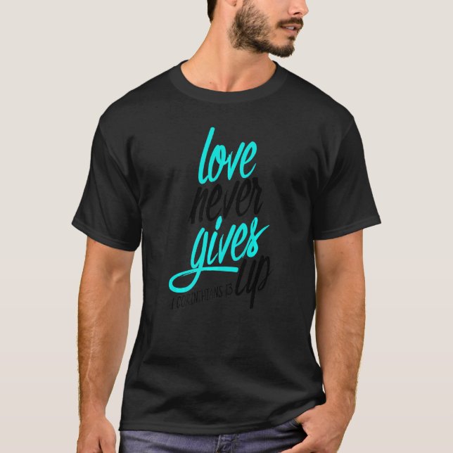 Glaube Liebe Gott Gott Hoffnung Jesus Religion Chr T-Shirt (Vorderseite)