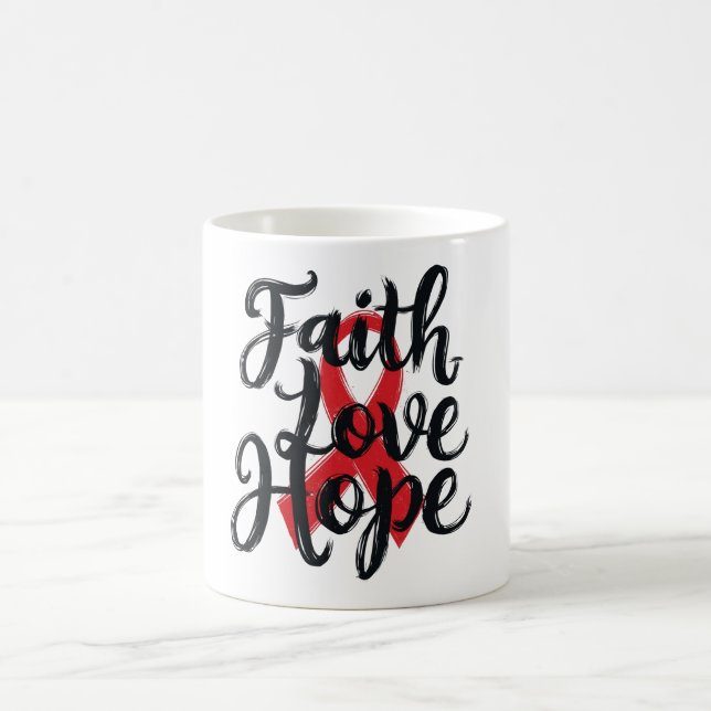 Glaube, Liebe, Hoffnung Kaffeetasse (Mittel)