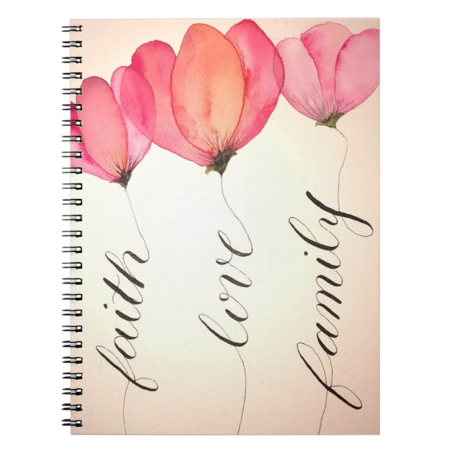 Glaube, Liebe und Familie Was brauchst du sonst no Notizblock (Vorderseite)