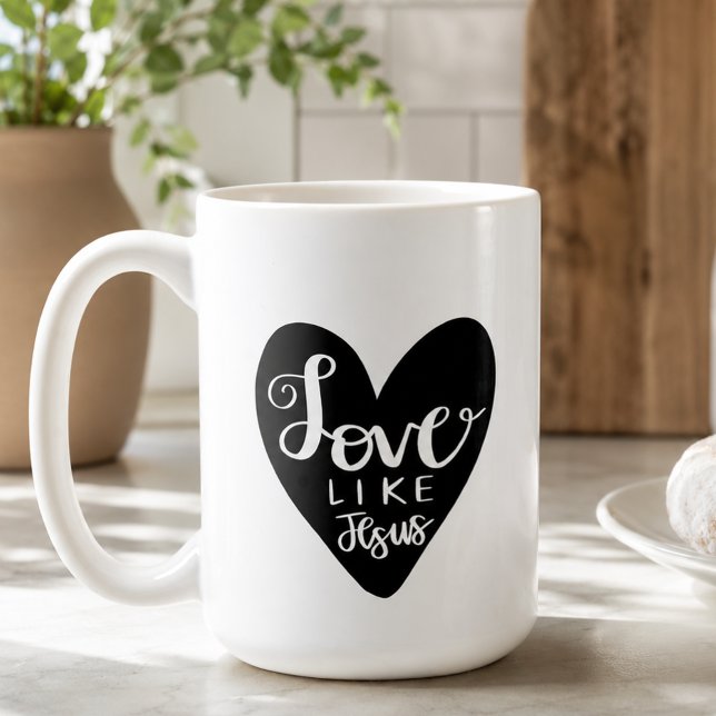 Glaube Liebe wie Jesus Tasse (Von Creator hochgeladen)