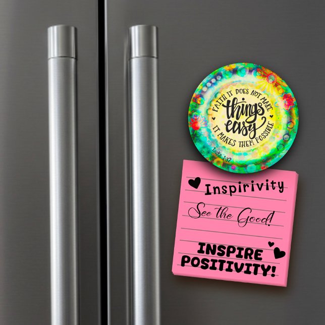 Glaube macht Dinge möglich Magnet (Von Creator hochgeladen)