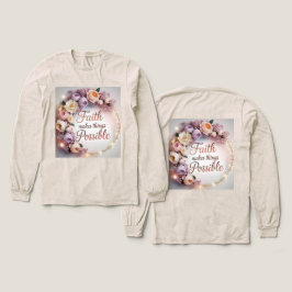Glaube Macht Dinge Möglich Tri-Blend Shirt