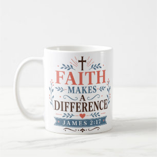 Glaube macht einen Unterschied Christliche Inspira Kaffeetasse