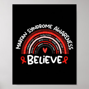 Glaube Marfan-Syndrom Poster