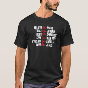 Glaube, Maria vertraue Joseph-Liebe wie Jesu T-Shirt