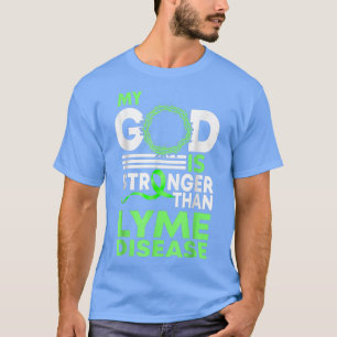 Glaube Mein Gott ist stärker als Lyme-Krankheit Aw T-Shirt