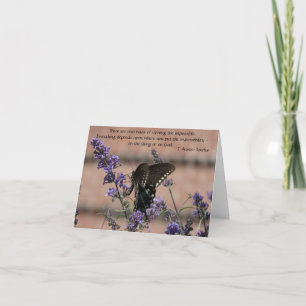 Glaube... Mitteilungskarte