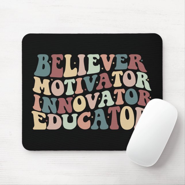 Glaube Motivator Innovator Erzieher Mousepad (Mit Mouse)