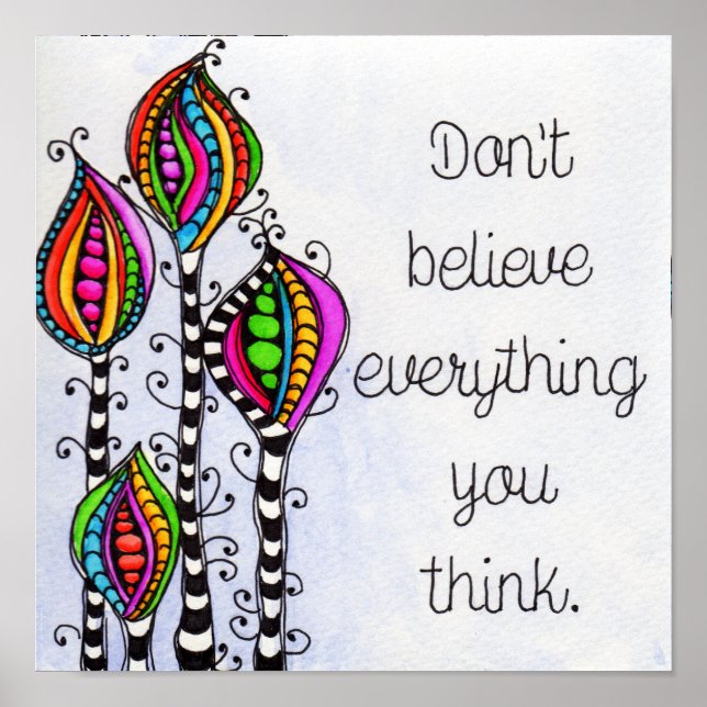 Glaube nicht alles poster (Vorne)