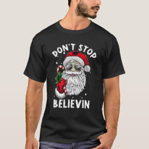 Glaube nicht an den Weihnachtsmann Funny Christmas T-Shirt