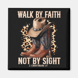 Glaube nicht dem, was du siehst, Cowboy Cowgirl We Magnet