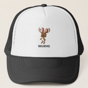 Glaube! Niedlich Jackalope Truckerkappe