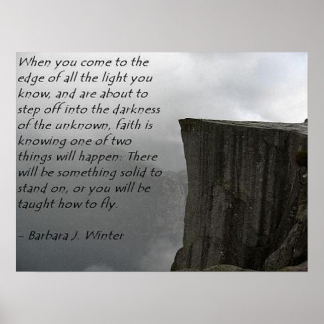 "Glaube" Poster (Vorne)