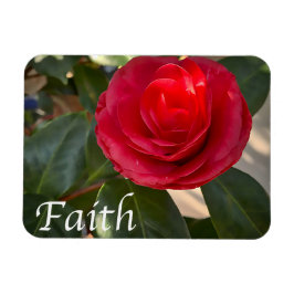 Glaube - Red Camellia Bloom Magnet