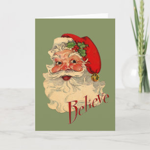 Glaube Santa Feiertagskarte