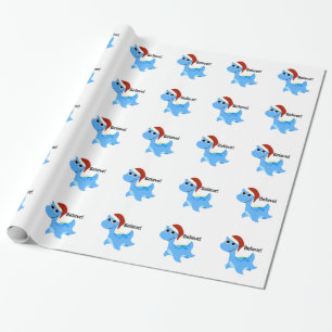 Glaube! Santa Nessie Geschenkpapier