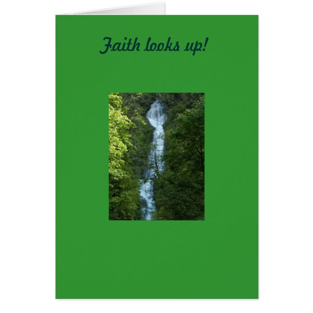 Glaube schaut oben! (Vorne)